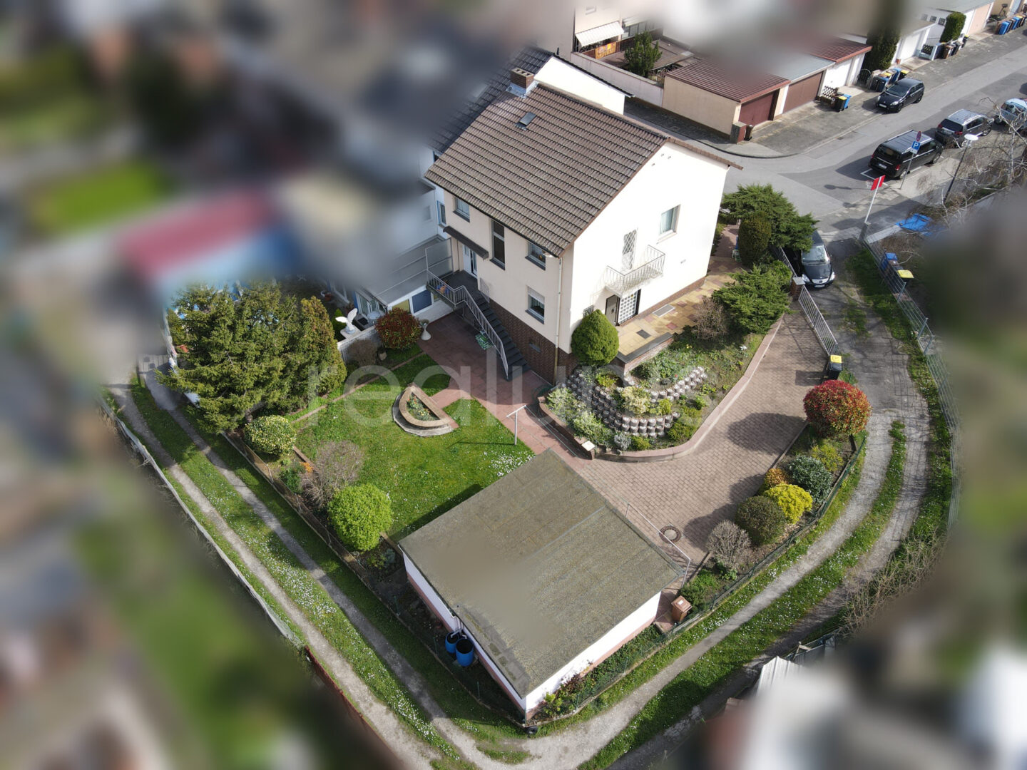 Rückansicht  Garten