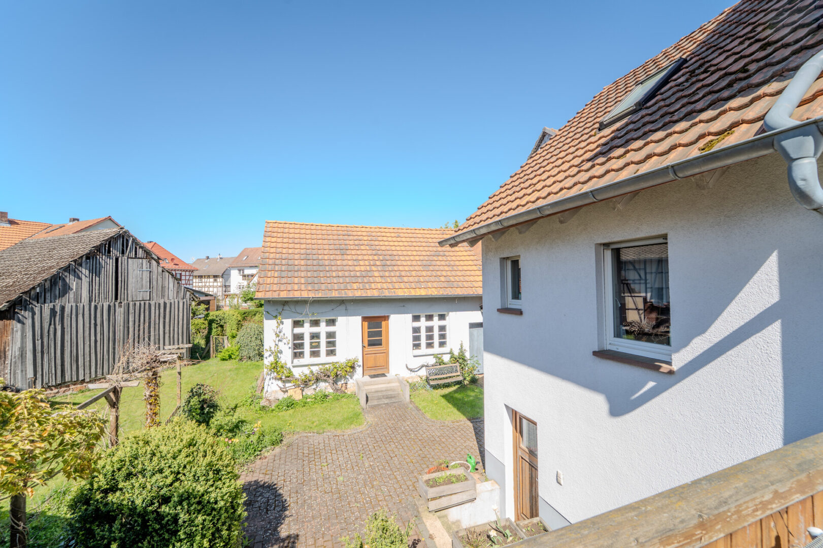 Aussicht große Terrasse
