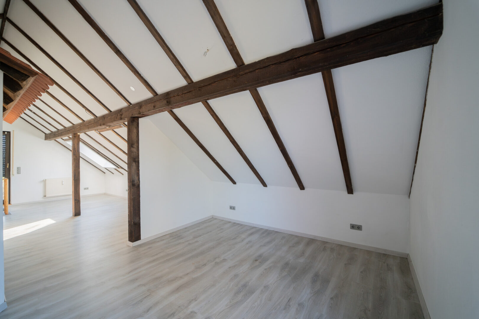Maisonette leerstehend OG Schlafzimmer